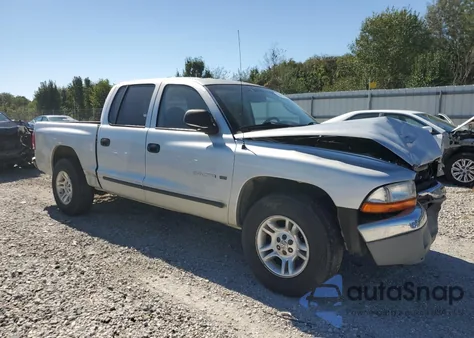 2001 Dodge Dakota Quad из США, поврежденный, VIN 1B7HL2AN71S237686